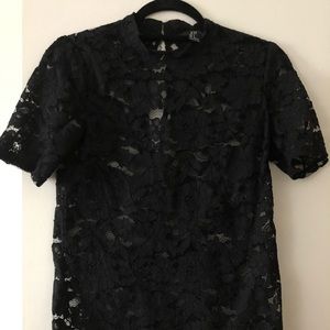 Black Lace Top